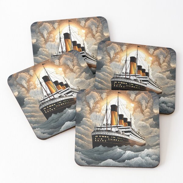 Item preview, Titanic - Sailing on Zentangle Seas designed and sold by Bright-Moonrise.