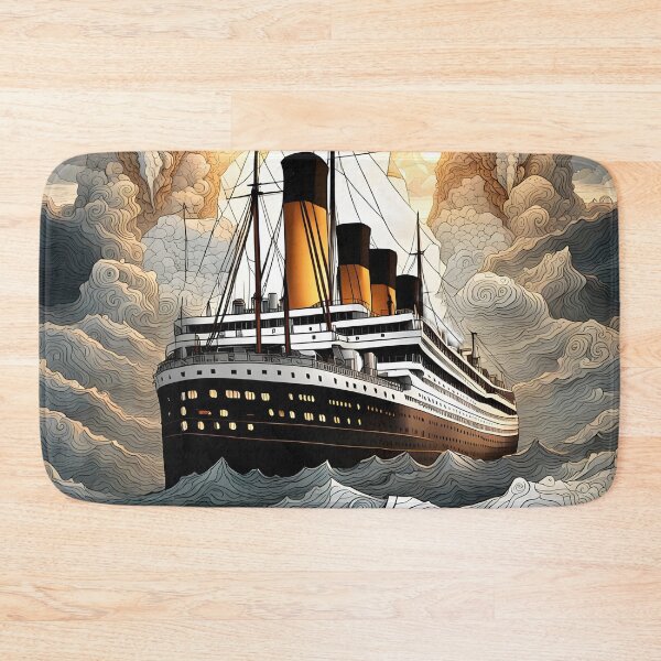 Item preview, Titanic - Sailing on Zentangle Seas designed and sold by Bright-Moonrise.