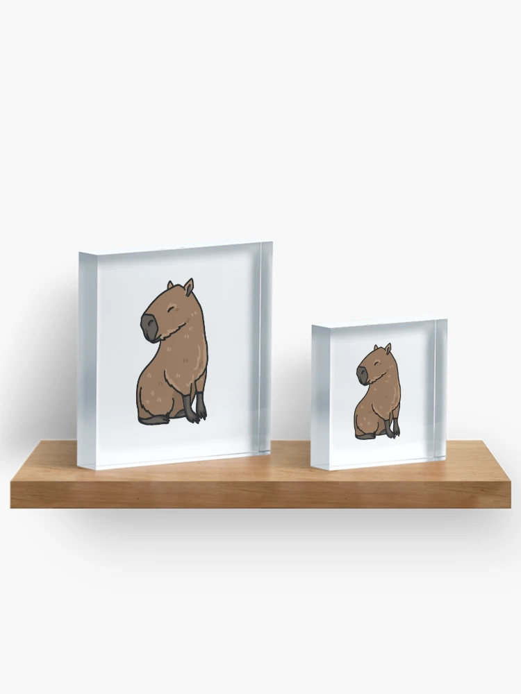 Thumbnail 3 of 5, Acrylic Block, Capybara designed and sold by Reeseworks.