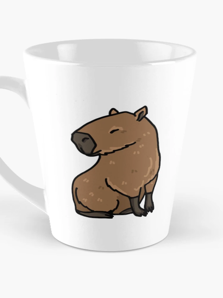 Aperçu 3 sur 4. Mug à café avec l'œuvre Capybara créée et vendue par Reeseworks.