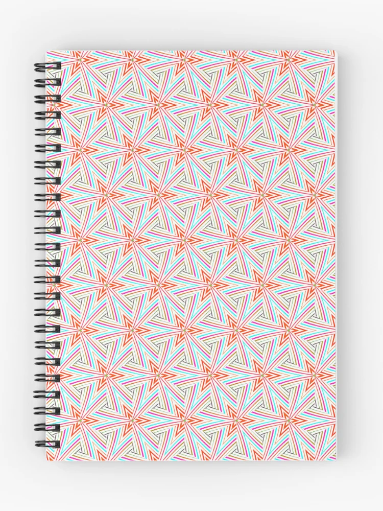 Thumbnail 1 of 3, Journal, Colorful Abstract Triangular Pattern designed and sold by Genie-0750.