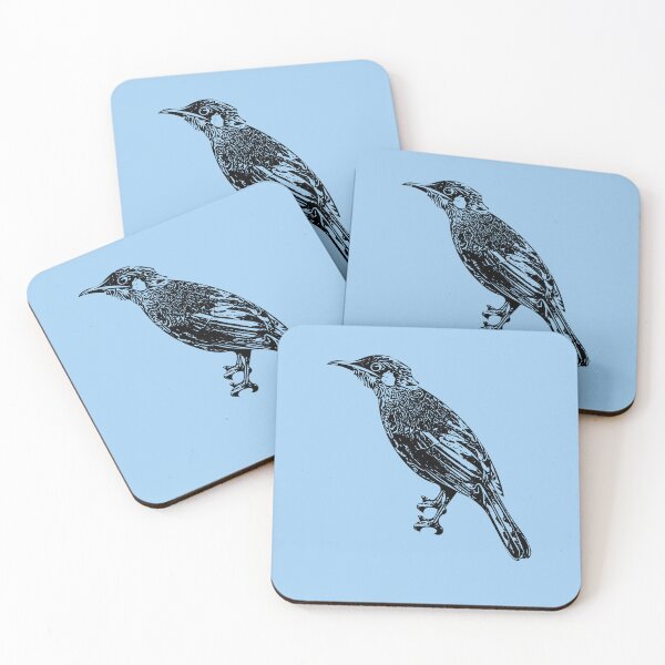 Item preview, Yellow-spotted Honeyeater Black Design  designed and sold by designsasstultd.