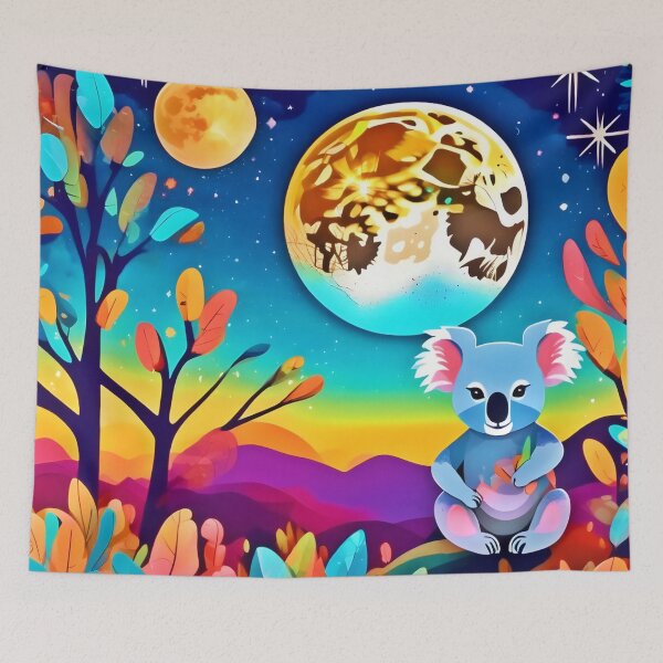 Item preview, Koala's Moonlit Night designed and sold by Health And Fitness Posts e-Store.