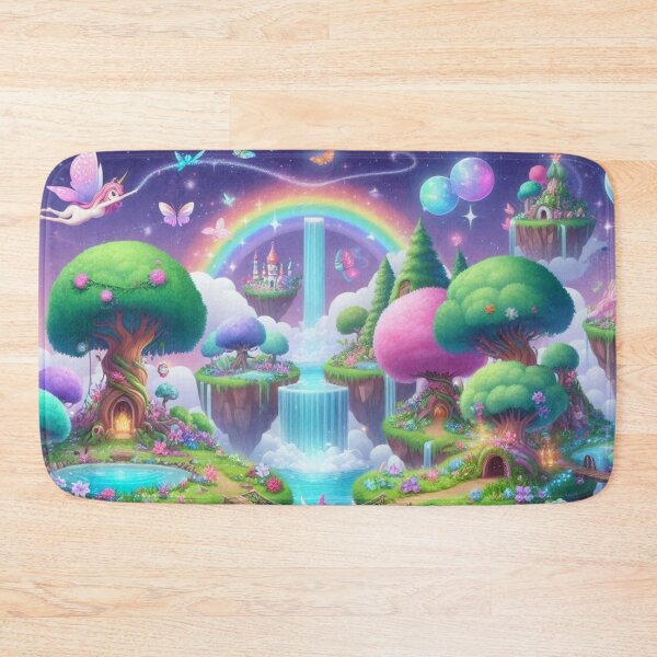 Item preview, Sky Castle Fairy treehouse Wonderland, Mythological Rainbow Forest designed and sold by WyckedLynn.