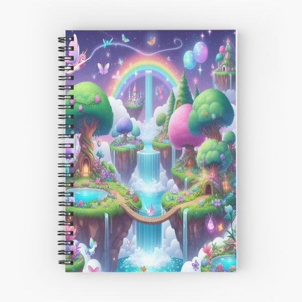 Item preview, Sky Castle Fairy treehouse Wonderland, Mythological Rainbow Forest designed and sold by WyckedLynn.