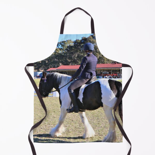 Item preview, Young Clydesdale rider about to enter the arena designed and sold by FranWest.
