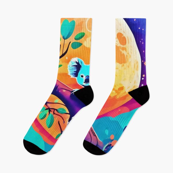 Item preview, Vibrant Koala Moon designed and sold by Health And Fitness Posts e-Store.