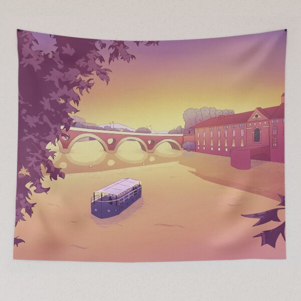 Item preview, Toulouse Daurade - Garonne - Sunset designed and sold by Floraberlin.