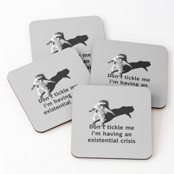 Item preview, tickle me existential crisis racoon designed and sold by Funt-Case.