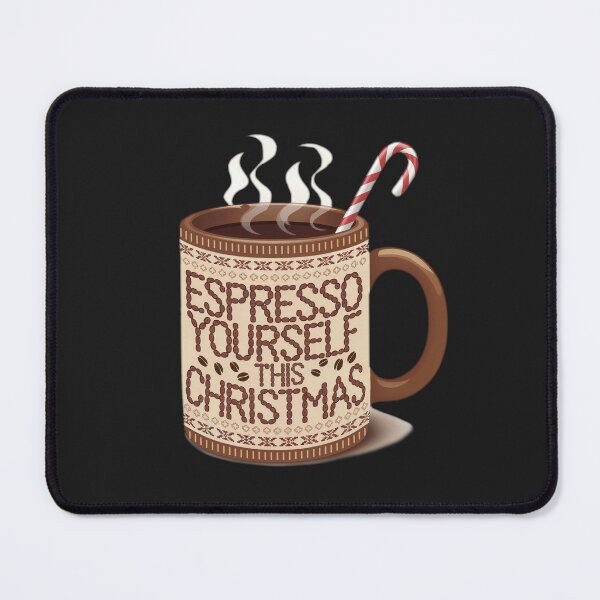 Item preview, Espresso Yourself This Christmas | Coffee Lover's Holiday Mug Design designed and sold by cabana.space.