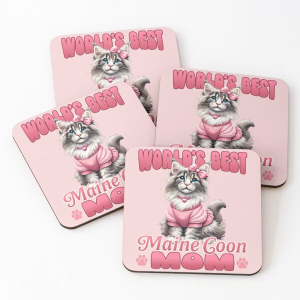 Item preview, World's Best Maine Coon Mom – Adorable Cat Lover Gift designed and sold by Victor Shadehorn.