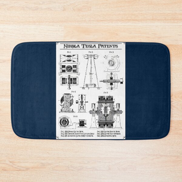 Item preview, Nikola Tesla Patents designed and sold by AmuraLumina.