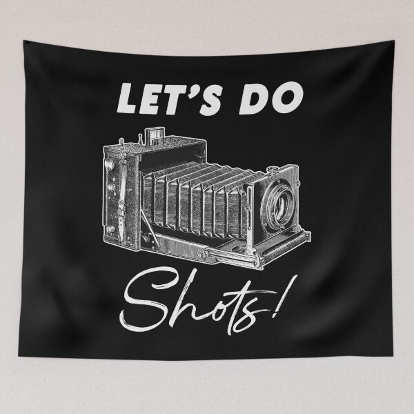 Item preview, Vintage Camera "Let's Do Shots" Funny Photography designed and sold by Victor Shadehorn.