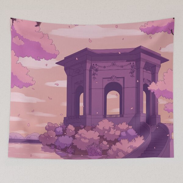 Item preview, Urban landscape inspired by Montpellier and Sakura designed and sold by Floraberlin.
