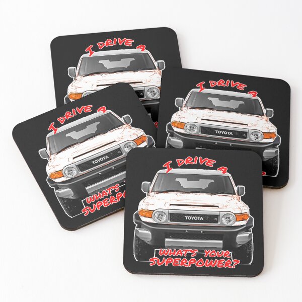 Item preview, I Drive a Iceberg White FJ Cruiser - Whats your SuperPower? designed and sold by Michael van der Hoorn.