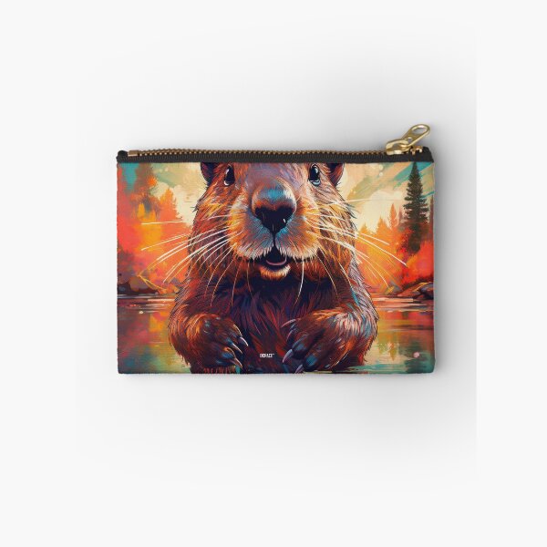Item preview, Print of giant beaver in river - dePace' designed and sold by mrpropcake.