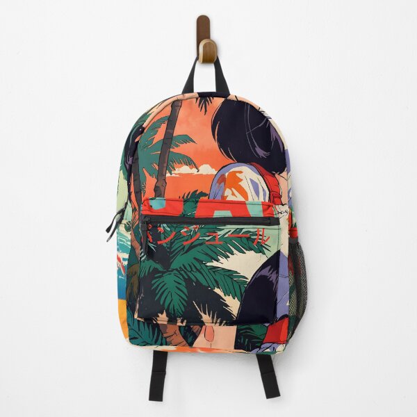 Item preview, Banjul Gambia Retro Anime Girl 80s Vintage Travel designed and sold by Retro-Anime9.