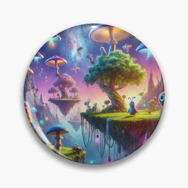 Item preview, Alien Dimension Mythological Mushroom Forest designed and sold by WyckedLynn.