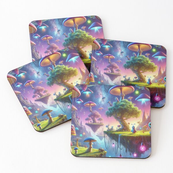 Item preview, Alien Dimension Mythological Mushroom Forest designed and sold by WyckedLynn.