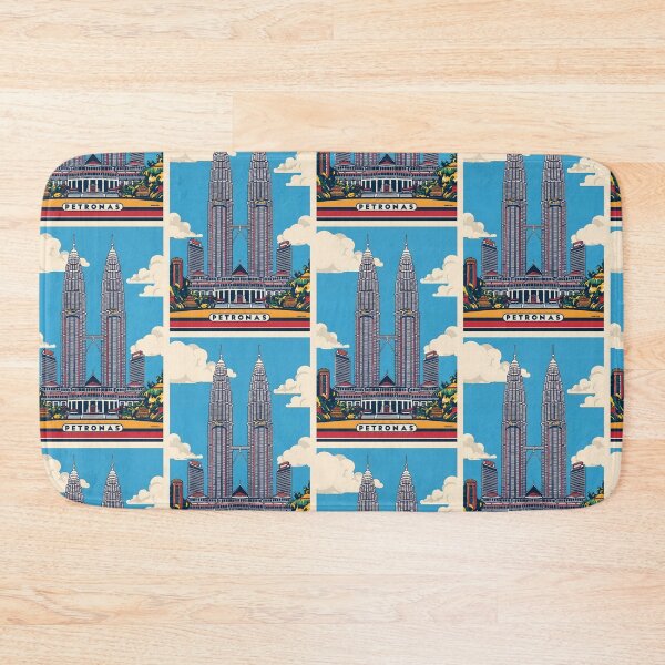 Item preview, Petronas Twin Towers Malaysia Vintage Travel Tourism designed and sold by TravelersGems.