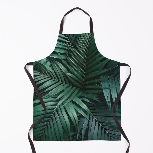 Item preview, Lush, overlapping palm leaves in varying shades of green create a tropical vibe designed and sold by homydesign.