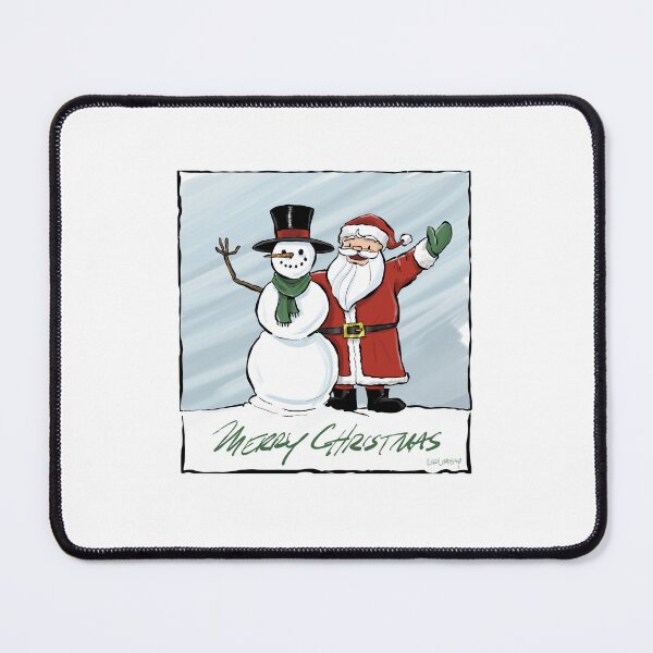 Item preview, Merry Christmas from Frosty and Santa designed and sold by Mike Lindsay.