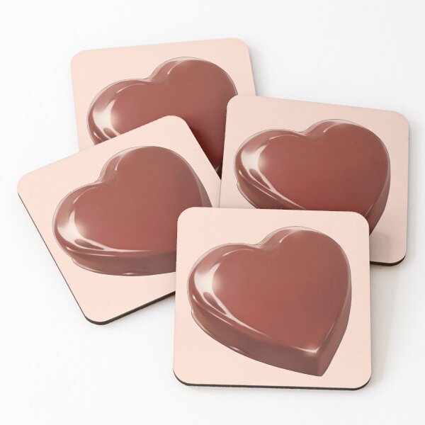 Item preview, Simple Chocolate Heart designed and sold by OPSakura.