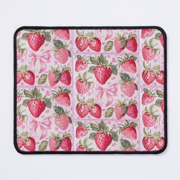 Item preview, Cute Cottagecore Strawberry Pattern designed and sold by cottagecorococo.