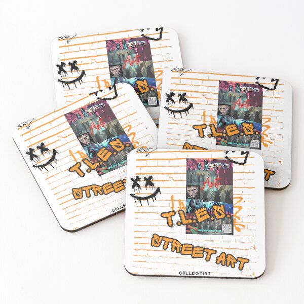 Item preview, TLES Street Art Series T-Shirt designed and sold by THELAZYEYESHOP.