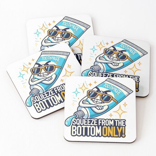 Item preview, Toothpaste Squeezer Enforcer Funny Cartoon Art designed and sold by Traloch O'Laoi.