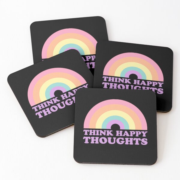 Item preview, Think Happy Thoughts - Positive Motivational Inspirational Quotes  designed and sold by Sunserize Designs.