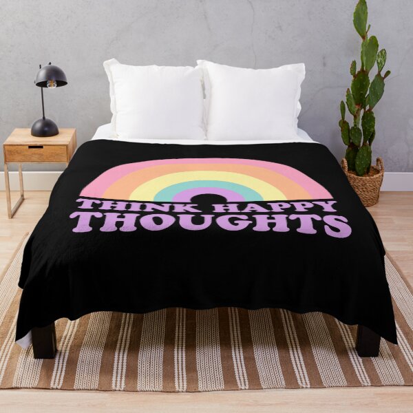 Item preview, Think Happy Thoughts - Positive Motivational Inspirational Quotes designed and sold by Sunserize Designs.