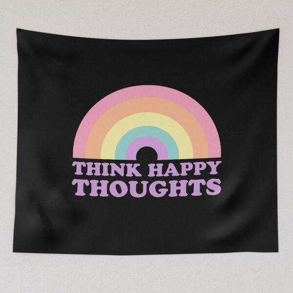 Item preview, Think Happy Thoughts - Positive Motivational Inspirational Quotes  designed and sold by Sunserize Designs.