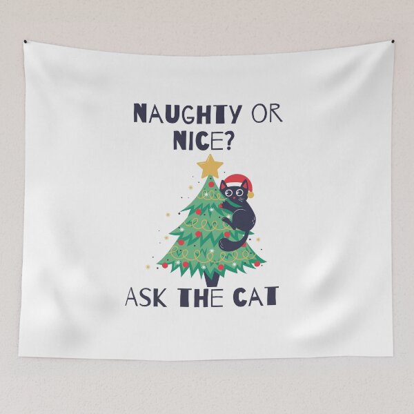 Item preview, Naughty or nice? Ask the cat designed and sold by NachosCat.