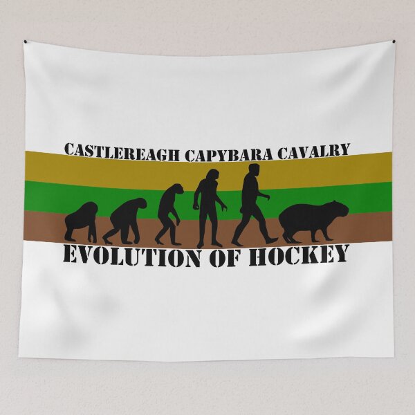 Item preview, Evolution of Hockey: Capy Pride designed and sold by CapybaraCavalry.