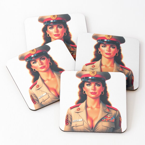 Item preview, Hot Military Woman designed and sold by PulpVintage.