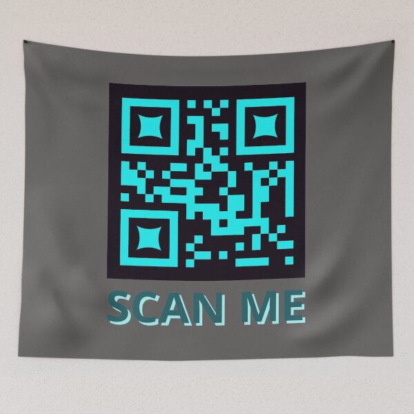 Item preview, Skan Me Funny QR Code Fuck Off designed and sold by MelissaMelovich.