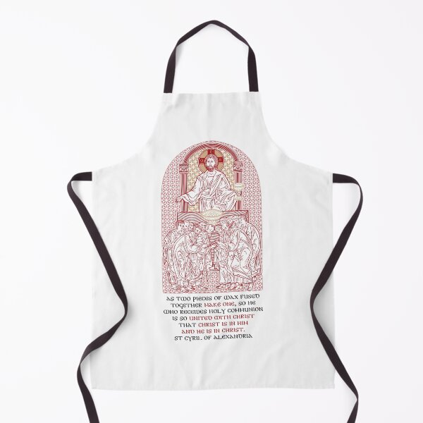 Item preview, United to Christ | Eucharist | Quote of Cyril of Alexandria designed and sold by EkromDesigns.