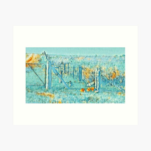 Item preview, The blue gate  designed and sold by HalfullArt.