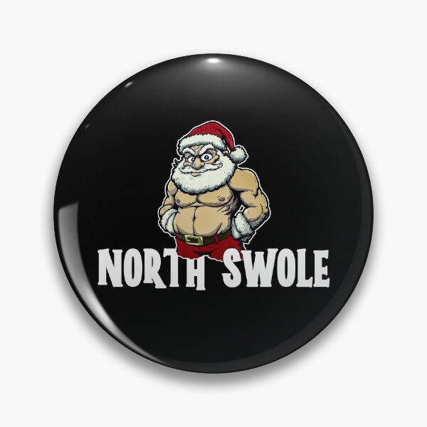 Item preview, North Swole - Funny Christmas Gym T-Shirt designed and sold by C-Town Tees.