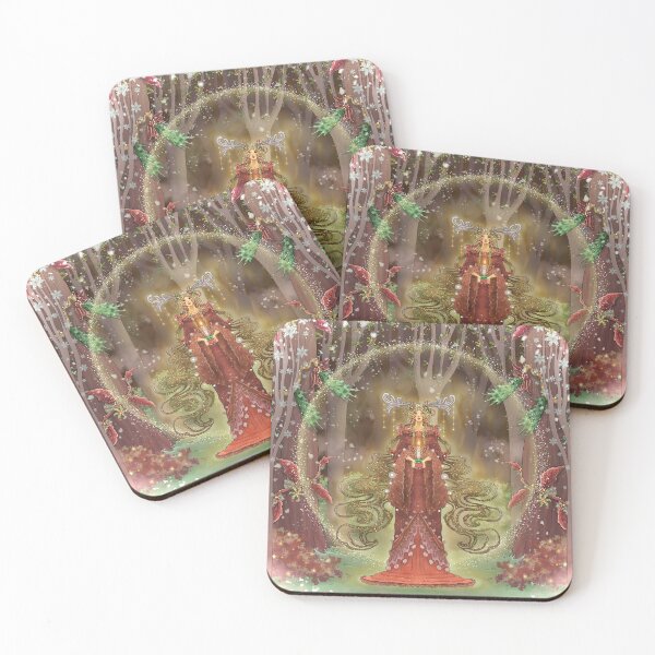 Item preview, Yule Forest Witch designed and sold by ABHolliART.