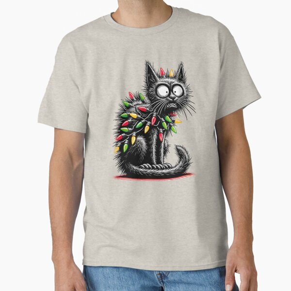Item preview, Yikes, Christmas Cat, Funny Christmas Gift designed and sold by BarelyNaughty.