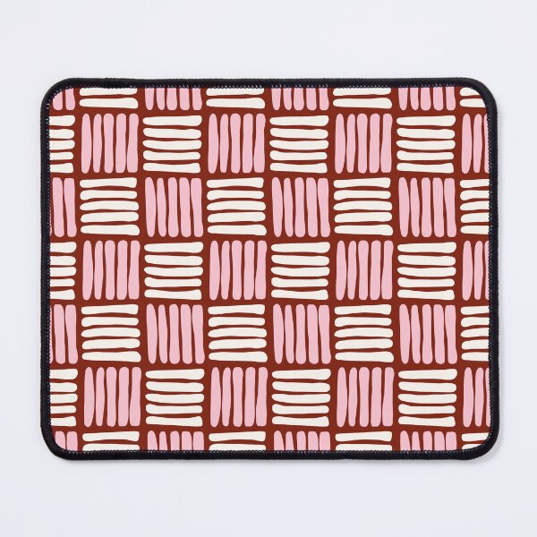 Item preview, Pink, White and Red Criss Cross Pattern designed and sold by madewithlaura.