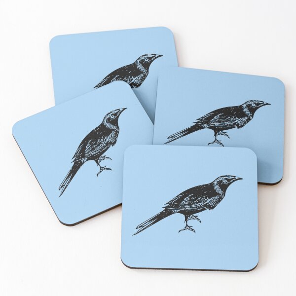 Item preview, Metallic Shining Starling Black Design  designed and sold by designsasstultd.
