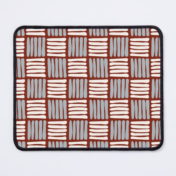 Item preview, Blue, White and Red Criss Cross Pattern designed and sold by madewithlaura.