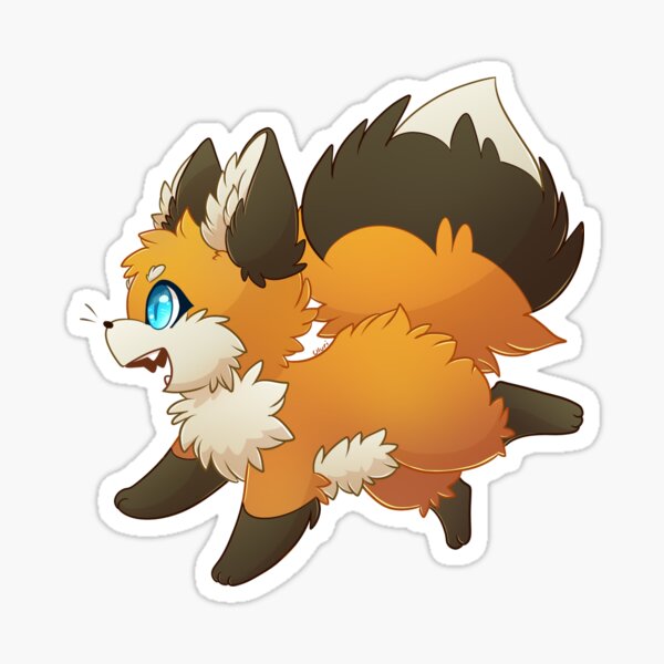 Cute Little Fox Sticker