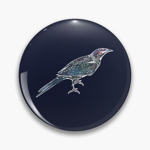 Item preview, Metallic Shining Starling White Alternate Design  designed and sold by designsasstultd.