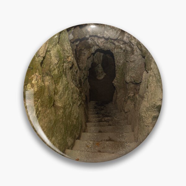 Item preview, Downstairs to the Throat of the Grotto at Monserrate Palace Sintra Portugal designed and sold by PsychoAlien.com.
