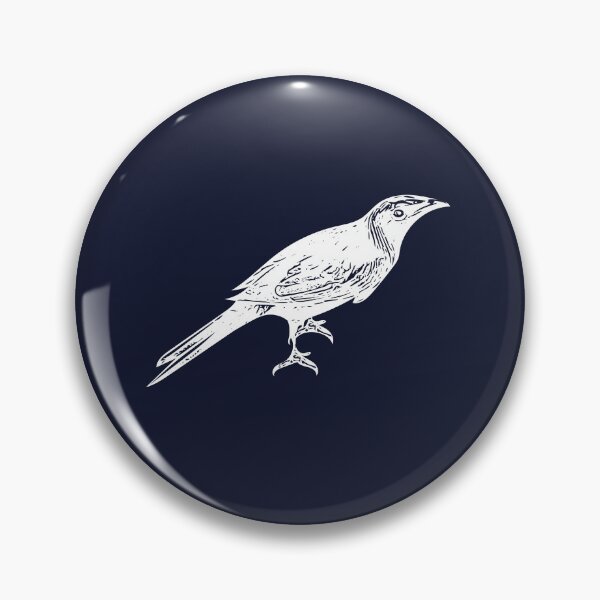 Item preview, Metallic Shining Starling White Design  designed and sold by designsasstultd.