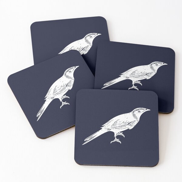 Item preview, Metallic Shining Starling White Design  designed and sold by designsasstultd.